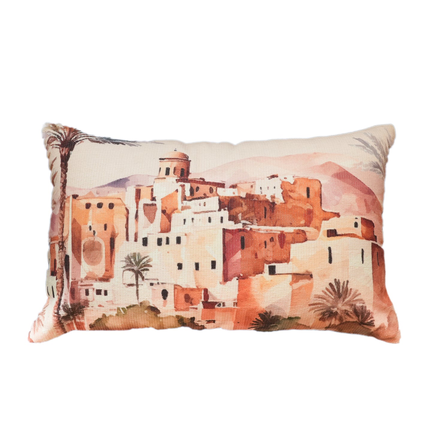 AVOLA PILLOW - POLYESTER CHENILLE/ COTTON