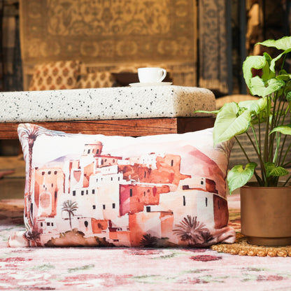 AVOLA PILLOW - POLYESTER CHENILLE/ COTTON