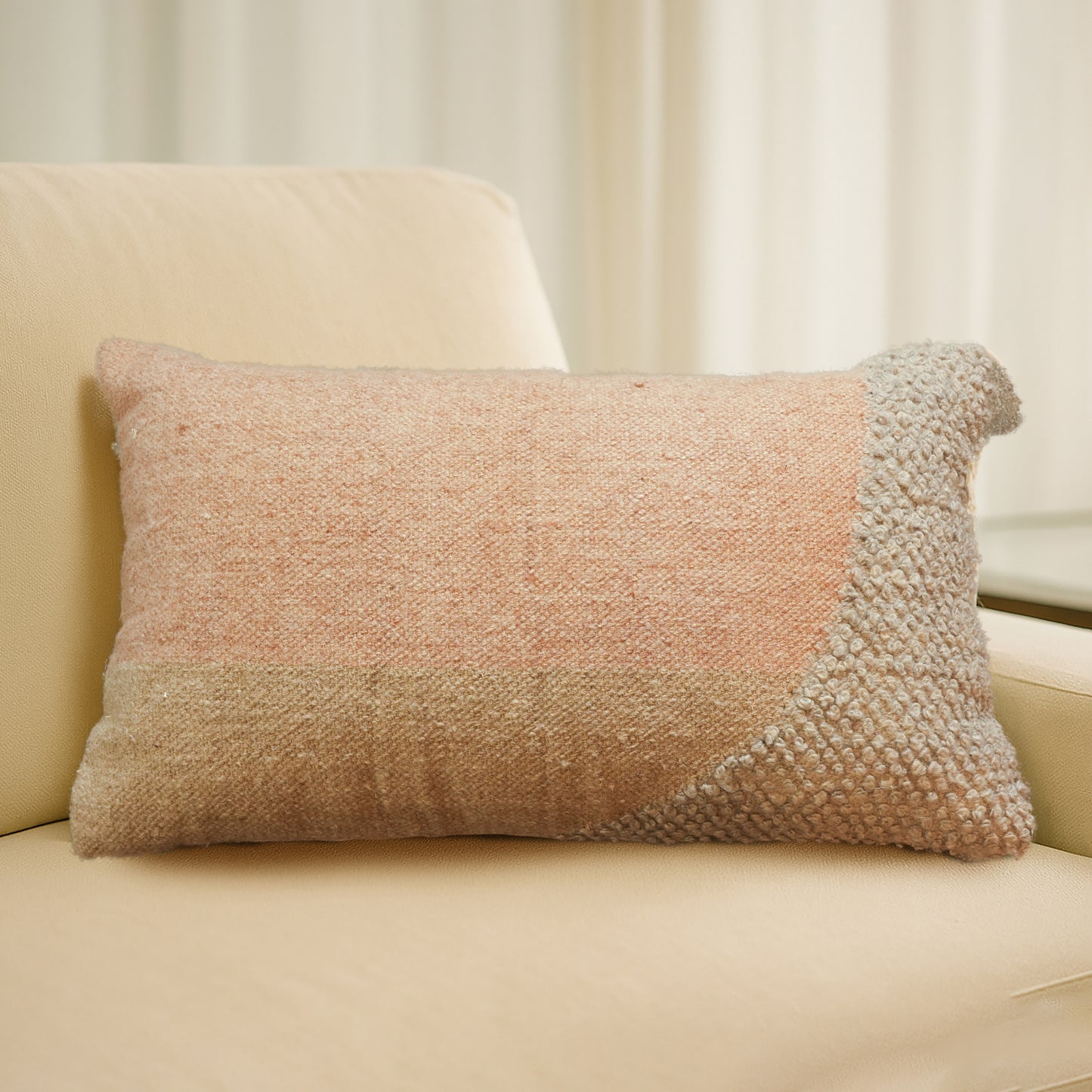FAVARA PILLOW - WOOL / LINEN / VISCOSE